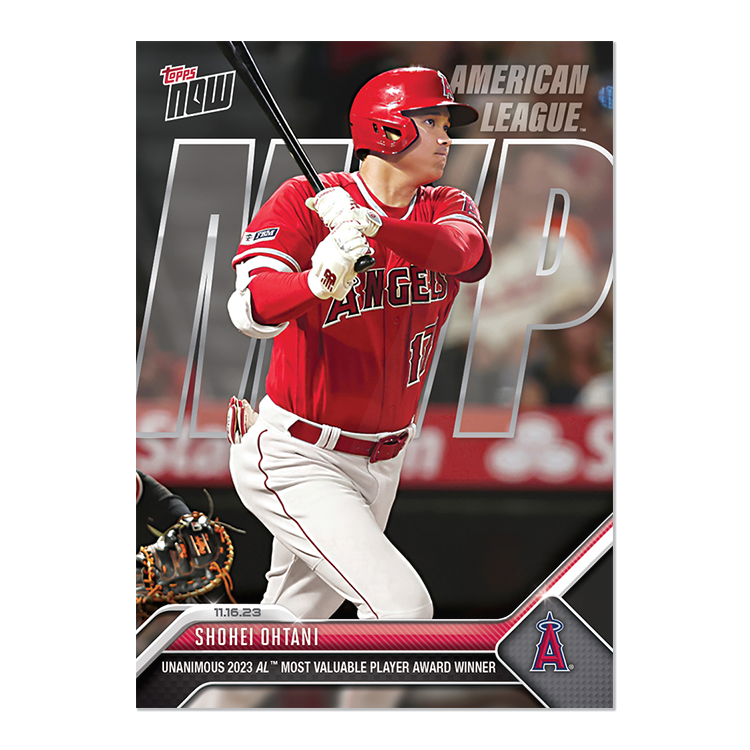 Shohei Ohtani - 2023 MLB TOPPS NOW®Topps JP Card OS-16 大谷翔 2023年 アメリカン・リーグ MVP