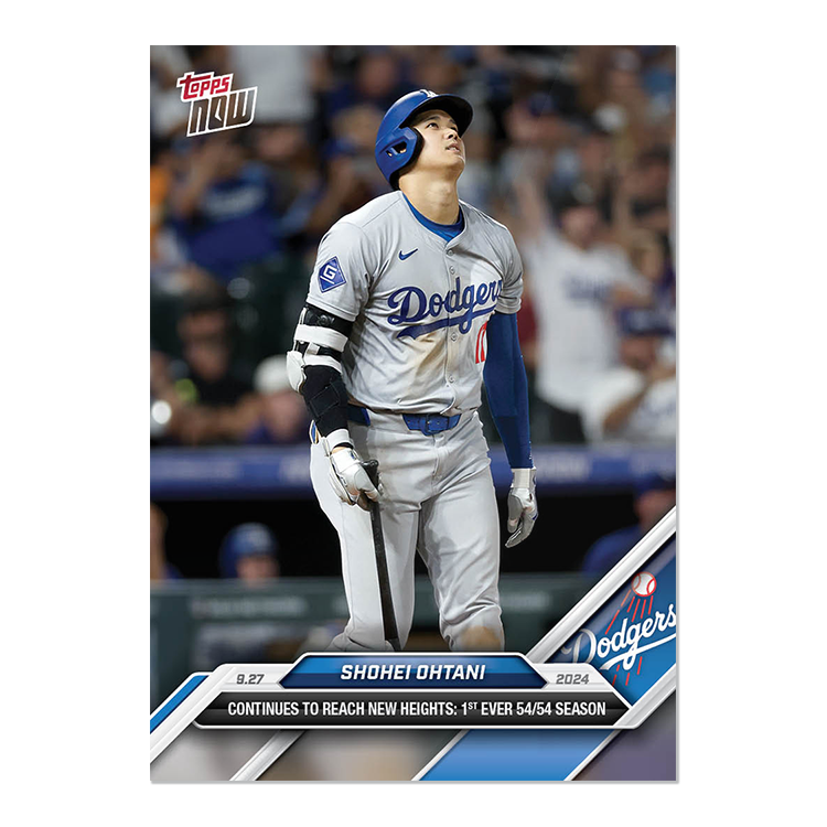 Shohei Ohtani - 2024 MLB Topps NOW® Card 767 大谷翔平 54-54 クラブ