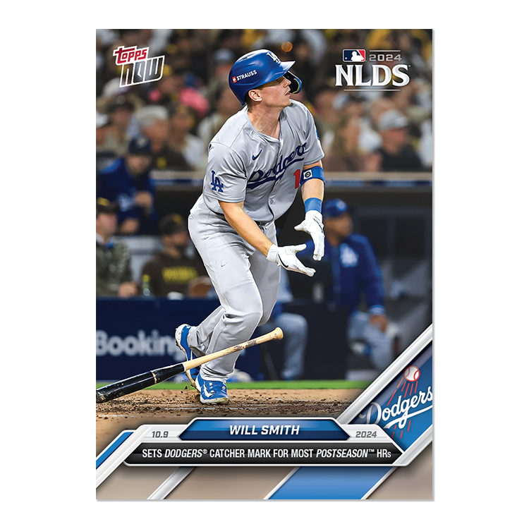 Will Smith - 2024 MLB Topps NOW® Card 819 Purple 18/25 ウィル・スミス NLDS ポストシーズン球団捕手最多ホームラン 世界で25枚の中の1枚