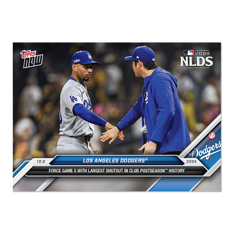 Los Angeles Dodgers - 2024 MLB Topps NOW® Card 820 ロサンゼルス・ドジャース NLDS 勝利