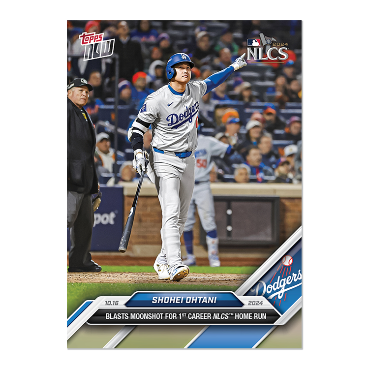Shohei Ohtani - 2024 MLB Topps NOW® Card 839 大谷翔平 NLCS 初ホームラン