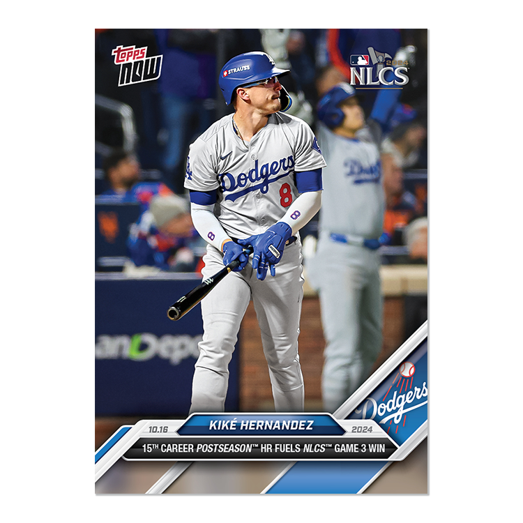 Kiké Hernandez - 2024 MLB Topps NOW® Card 841 キケ・ヘルナンデス NLCS