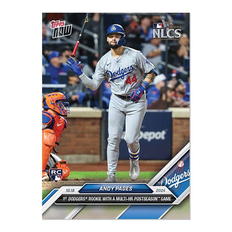Andy Pages - 2024 MLB Topps NOW® Card 850 アンディ・パヘス NLCS